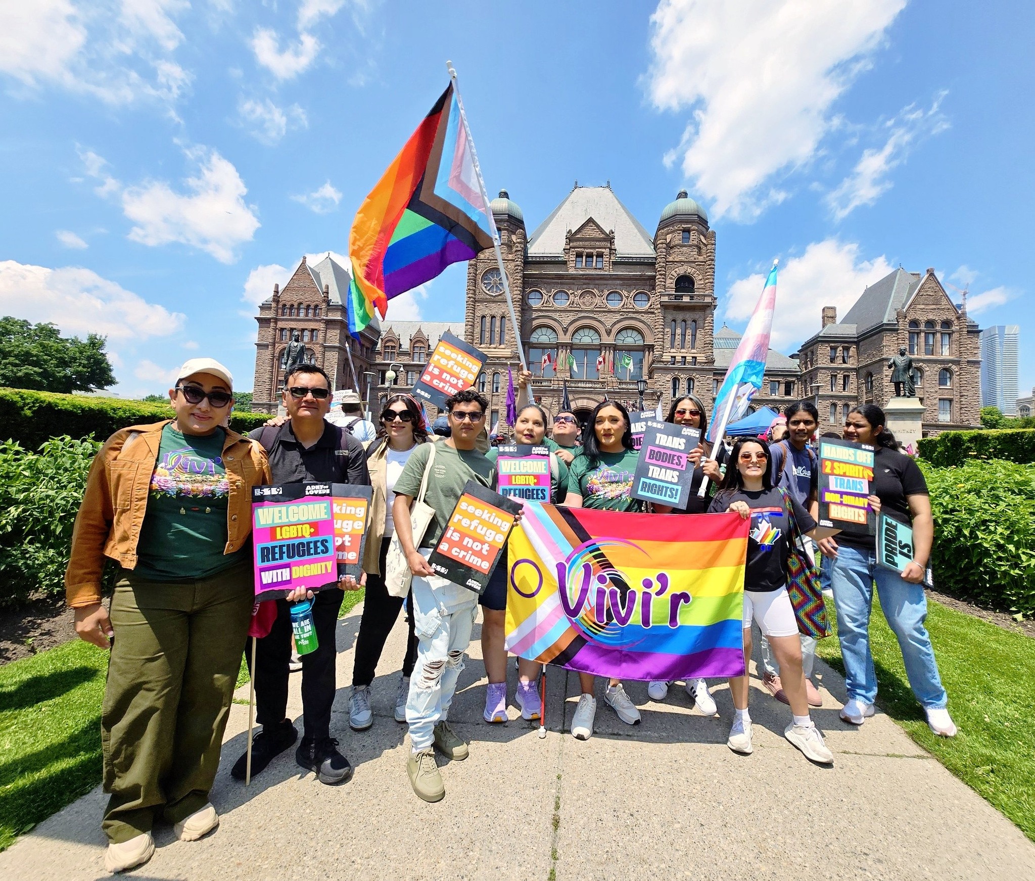 VIVI'R LGBTQ+ rally at Queen's Park